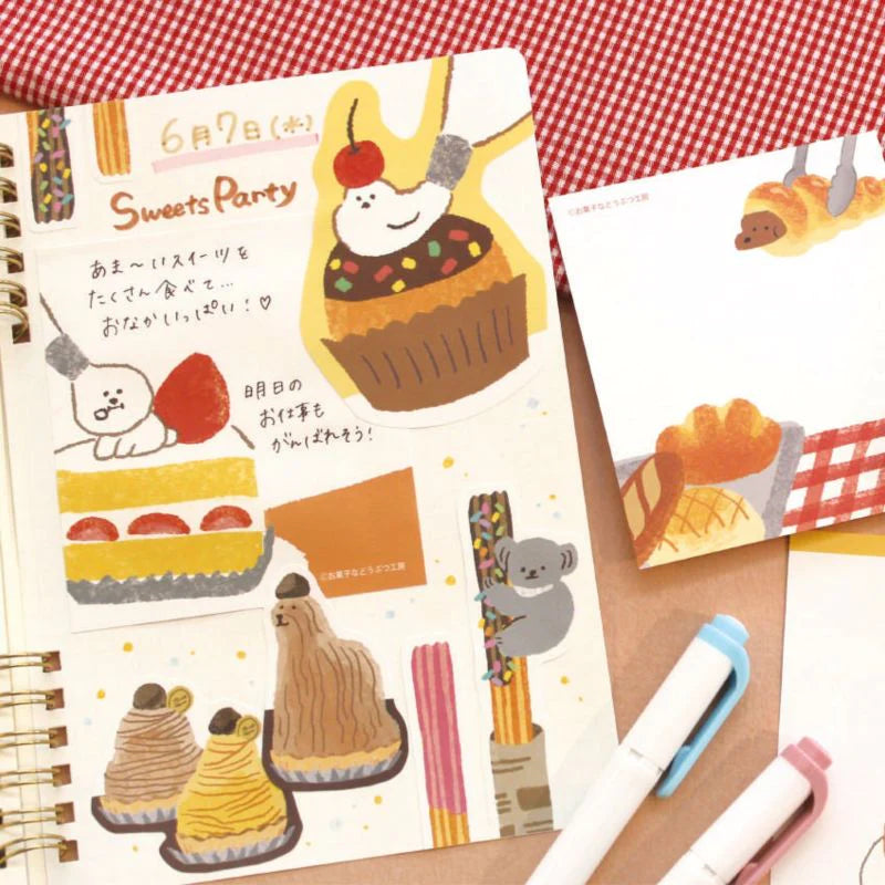 Furukawa Paper Okashina Memo Pad - Confectionery