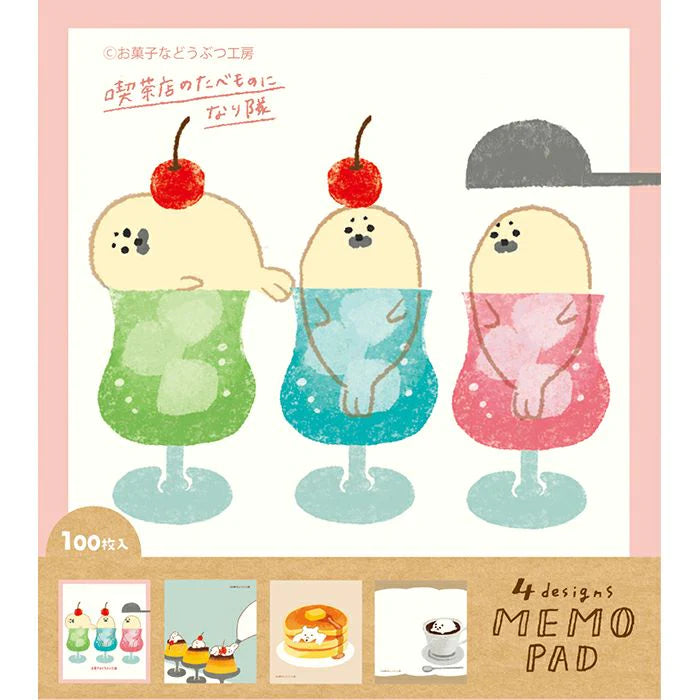 Furukawa Paper Okashina Memo Pad - Coffee Shop