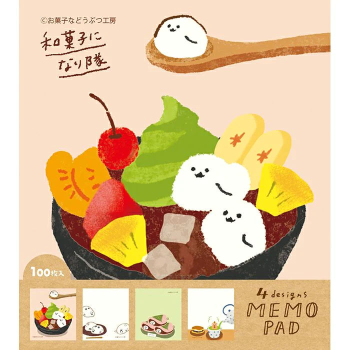 Furukawa Paper Okashina Memo Pad - Wagashi