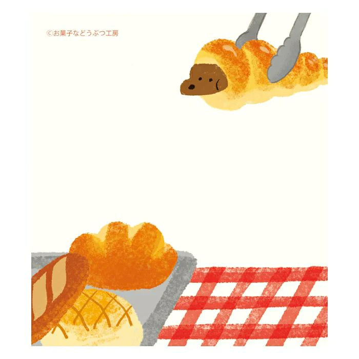 Furukawa Paper Okashina Memo Pad - Bread