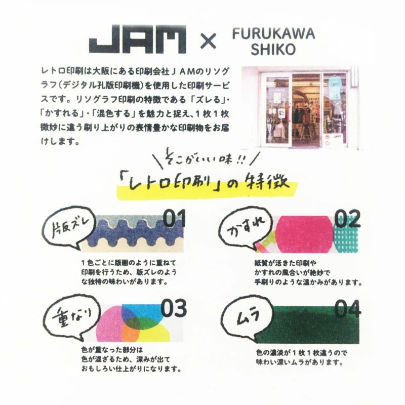Dog in Tote Riso Postcard · Furukawashiko