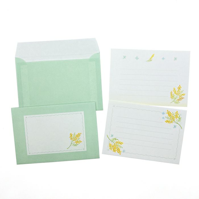 Fluffy Mimosa Letter Set · Furukawashiko