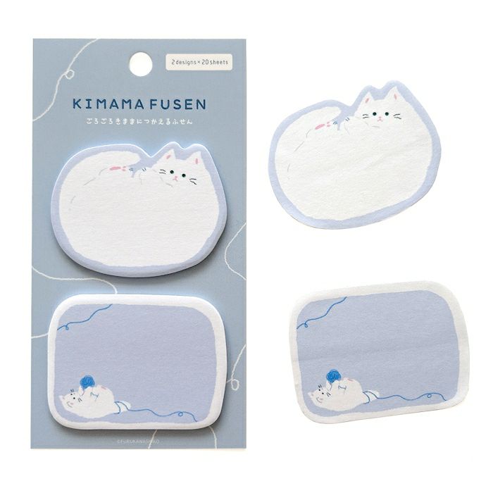 Rolling Cat / Kimama Fusen Sticky Notes · Furukawashiko