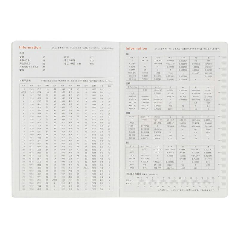 Rollbahn 2026 Point Monthly Planner Pocket Book《A6》
