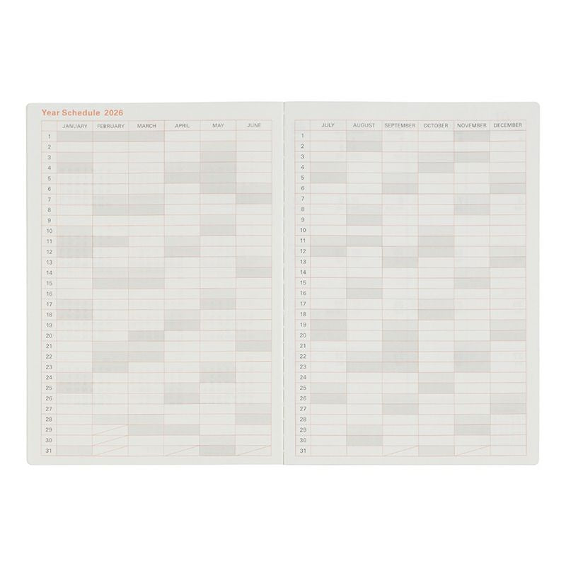 Rollbahn 2026 Monthly Pocket Planner《B6》
