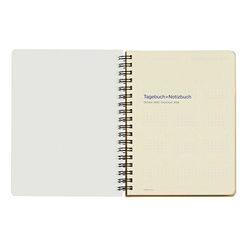Rollbahn 2026 Label Spiral Bound Diary 《Large》