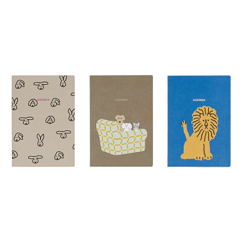 Rollbahn 2026 Warmgrey Tail Weekly Planner Pocket Book《A6》