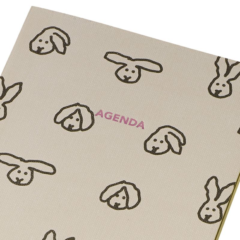 Rollbahn 2026 Warmgrey Tail Weekly Planner Pocket Book《A6》