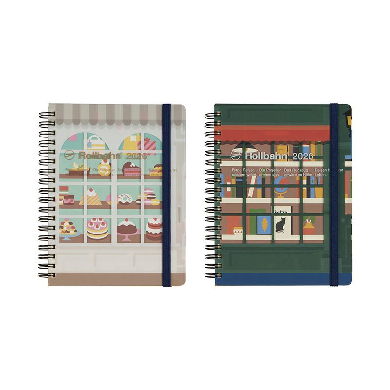 Rollbahn 2026 Cacher Spiral Bound Diary 《Large》