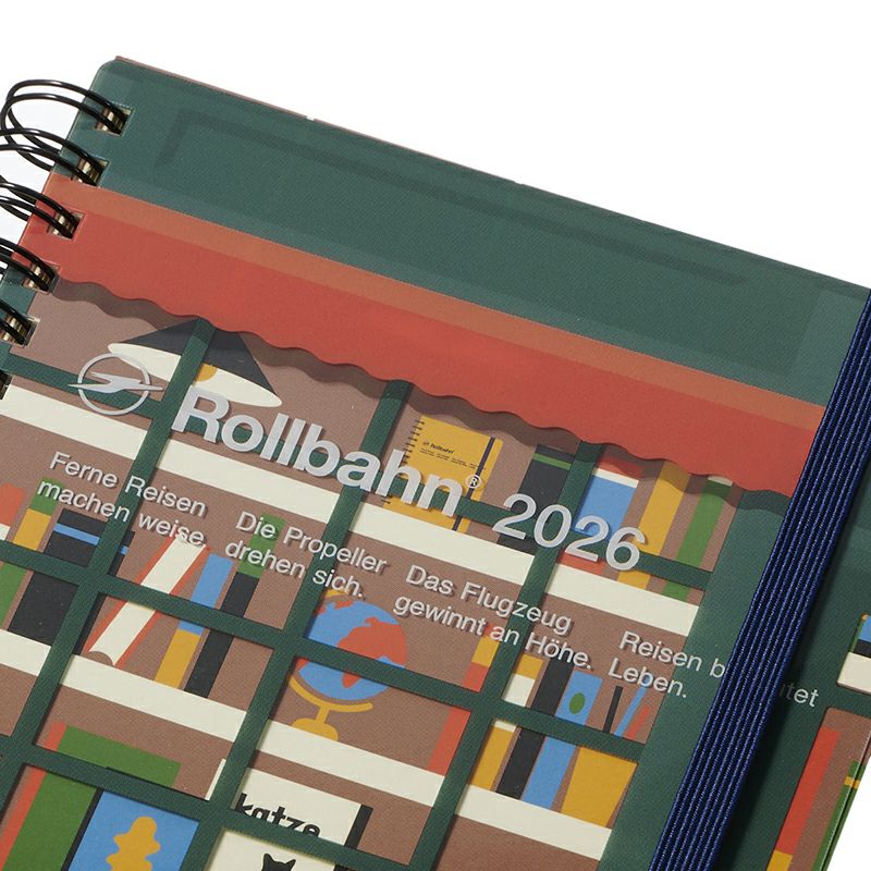 Rollbahn 2026 Cacher Spiral Bound Diary 《Large》