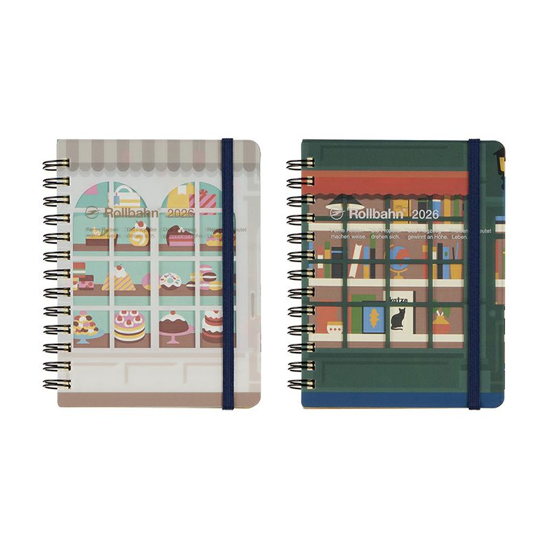 Rollbahn 2026 Cacher Spiral Bound Diary《Medium》