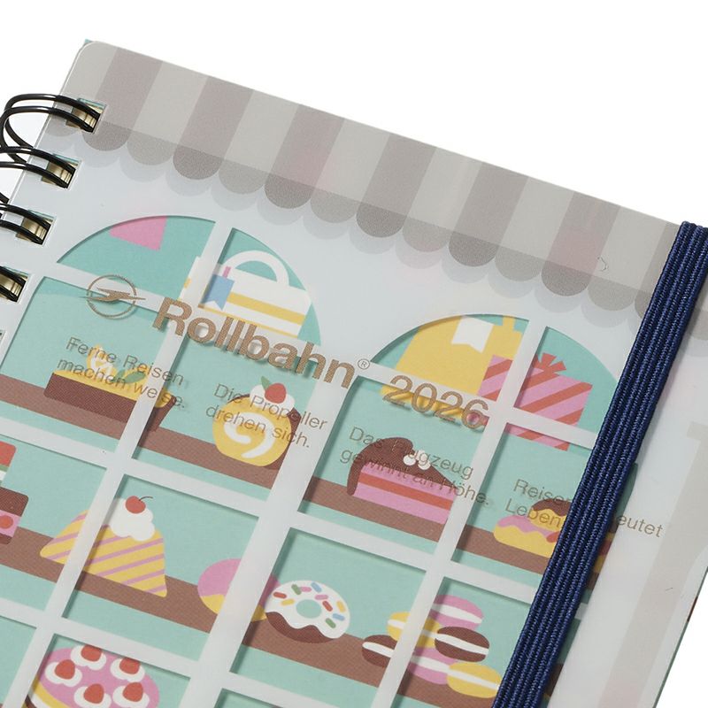 Rollbahn 2026 Cacher Spiral Bound Diary《Medium》