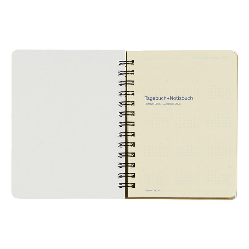 Rollbahn 2026 Cacher Spiral Bound Diary《Medium》