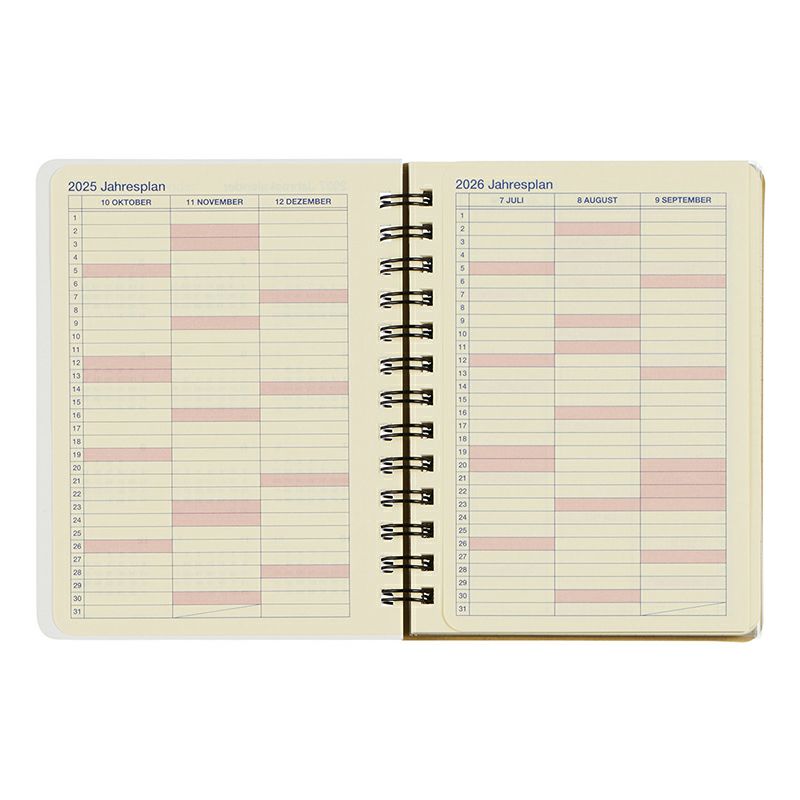 Rollbahn 2026 Cacher Spiral Bound Diary《Medium》