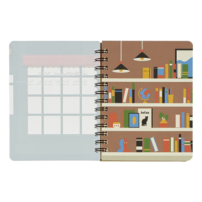 Rollbahn 2026 Cacher Spiral Bound Diary《Medium》
