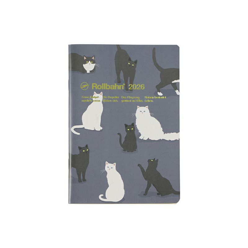 Rollbahn 2026 Animal Spiral Notebook Diary《B6》