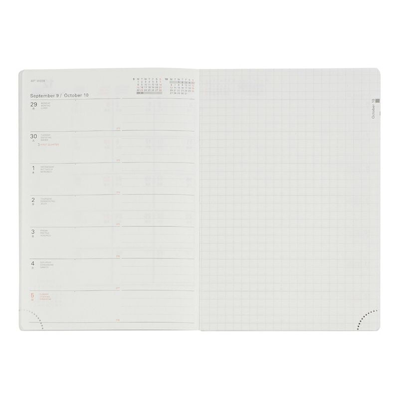 Rollbahn 2026 Dark Green Pony Weekly Planner Pocket Book《A6》