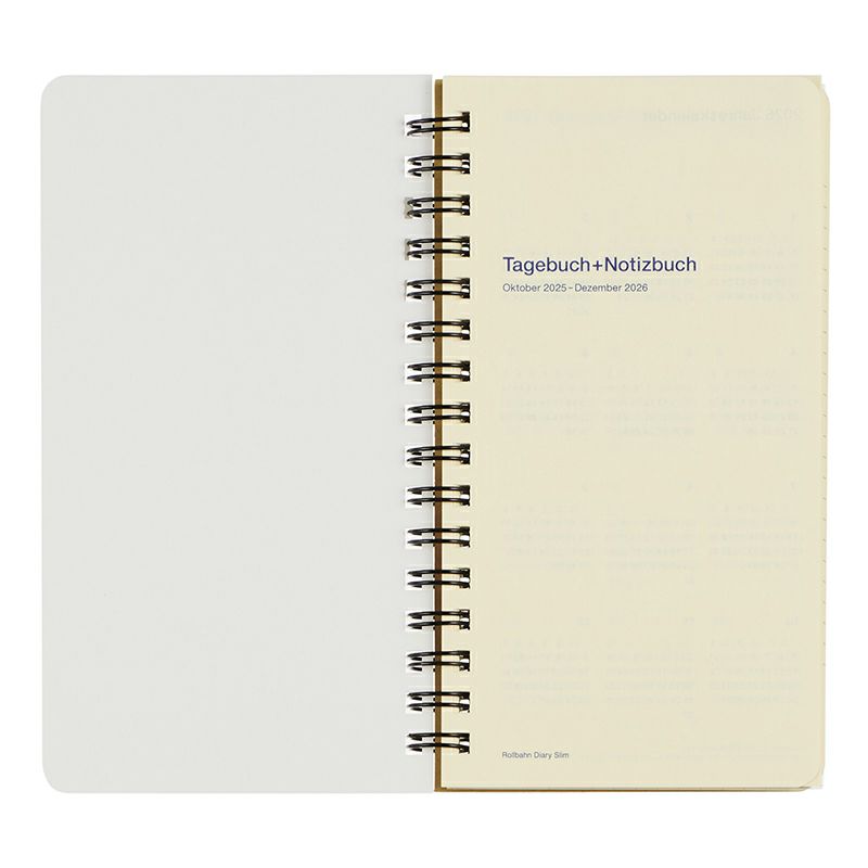 Rollbahn 2026 Pony Spiral Bound Diary 《Slim》