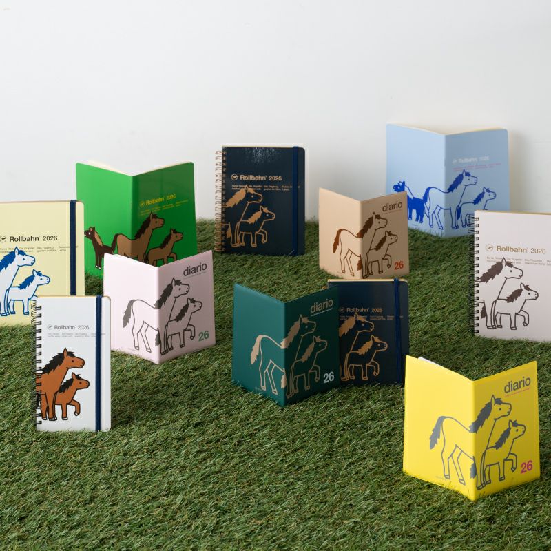 Rollbahn 2026 Pony Spiral Bound Diary 《Slim》