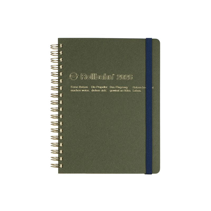 Rollbahn 2026 Homme Spiral Bound Diary《Large》