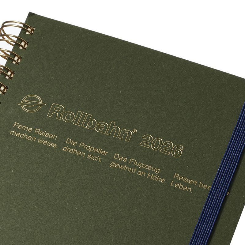 Rollbahn 2026 Homme Spiral Bound Diary《Large》