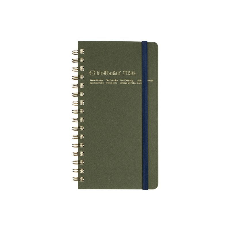 Rollbahn 2026 Homme Spiral Bound Diary《Slim》