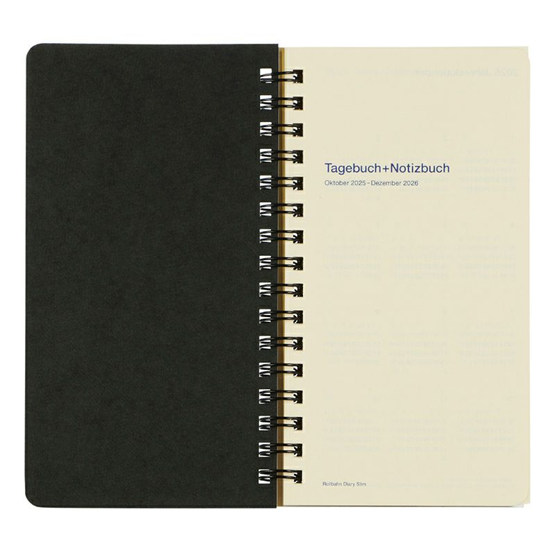 Rollbahn 2026 Homme Spiral Bound Diary《Slim》