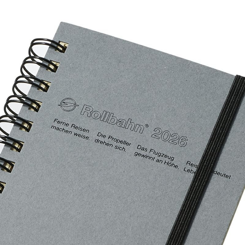 Rollbahn 2026 Homme Spiral Bound Diary《Slim》
