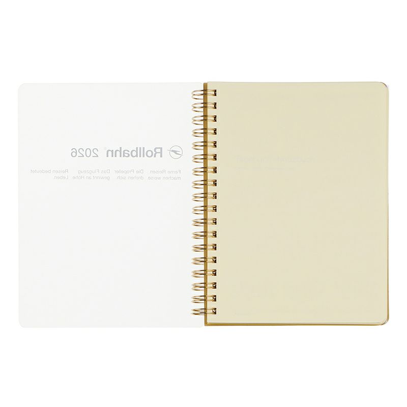 Rollbahn 2026 Clear Spiral Bound Diary《Large》