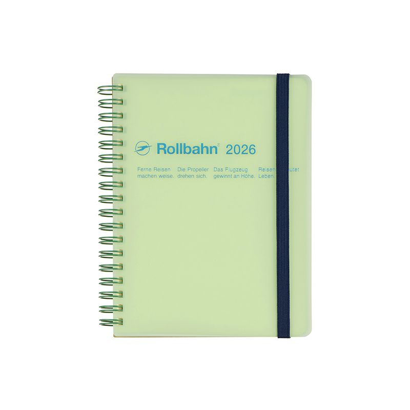 Rollbahn 2026 Clear Spiral Bound Diary《Large》