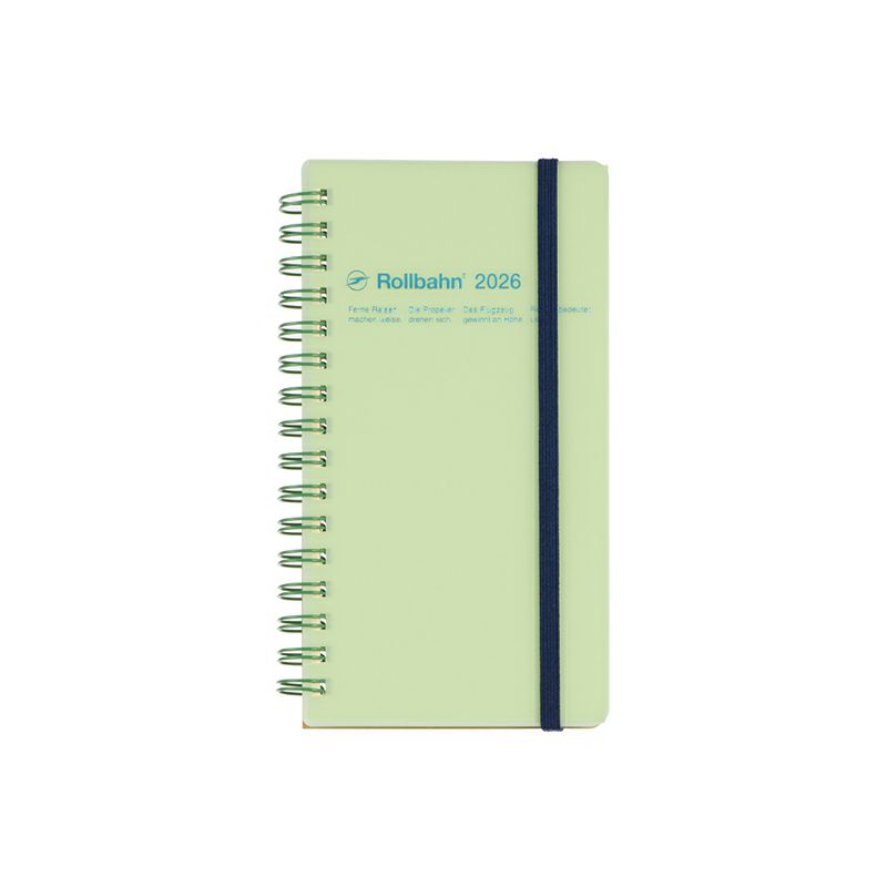 Rollbahn 2026 Clear Spiral Bound Diary《Slim》