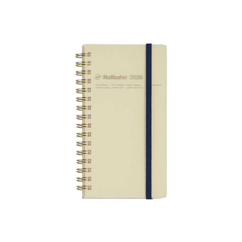 Rollbahn 2026 Clear Spiral Bound Diary《Slim》