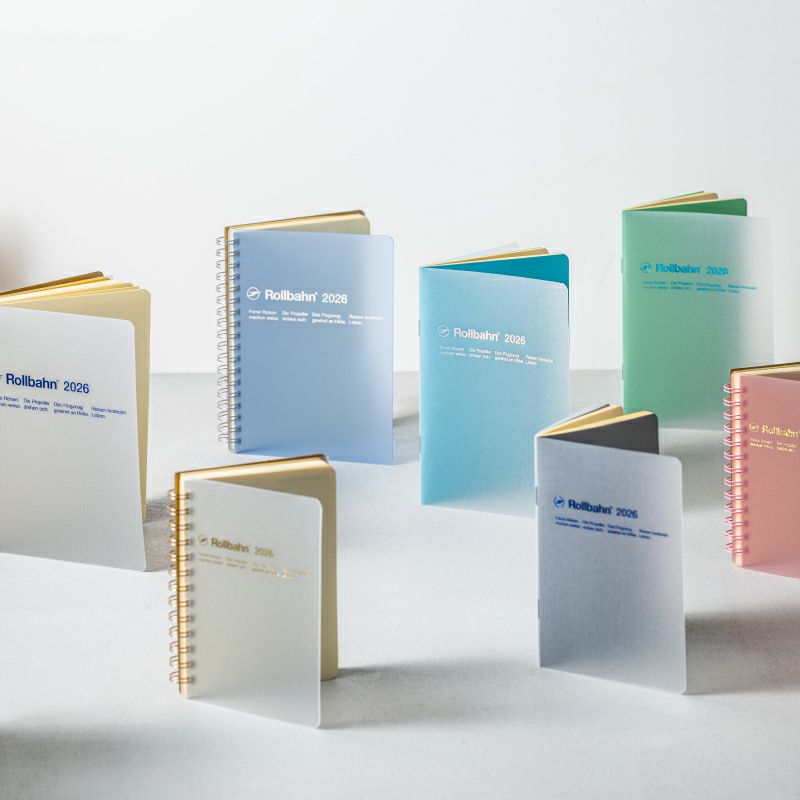 Rollbahn 2026 Clear Spiral Bound Diary《Slim》