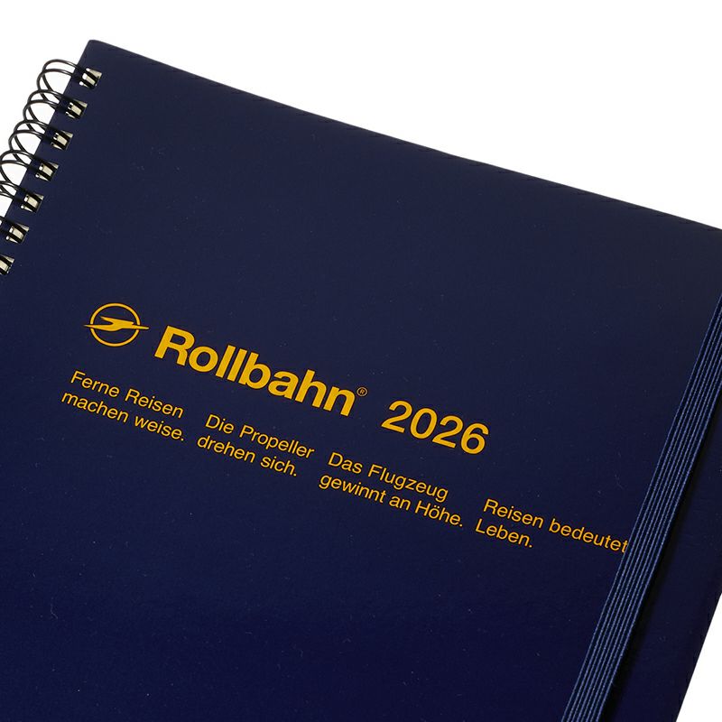 Rollbahn 2026 Spiral Bound Diary《Extra Large》