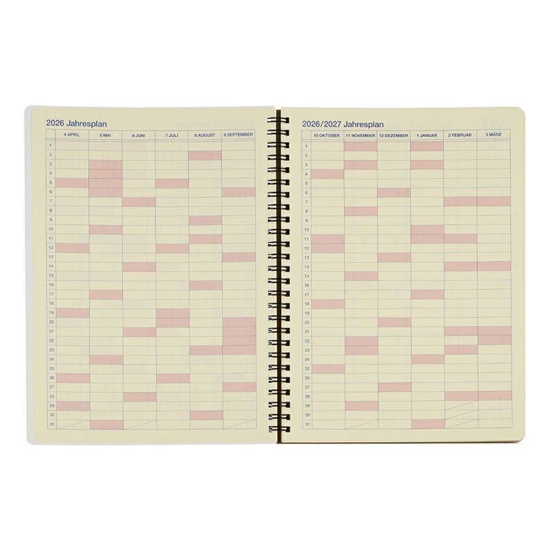 Rollbahn 2026 Spiral Bound Diary《Extra Large》