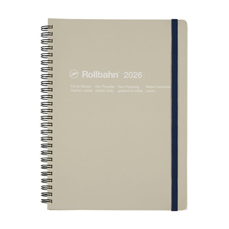 Rollbahn 2026 Spiral Bound Diary《Extra Large》