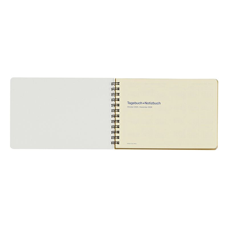 Rollbahn 2026 Horizontal Spiral Bound Diary 《Large》
