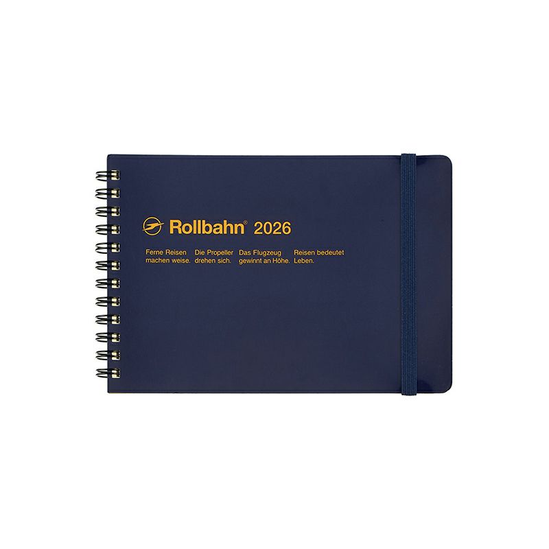 Rollbahn 2026 Horizontal Spiral Bound Diary 《Large》