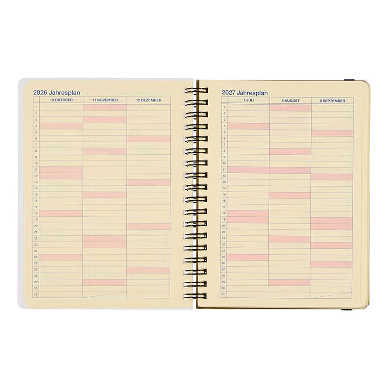 2027 Rollbahn Diary《Large | Pink》