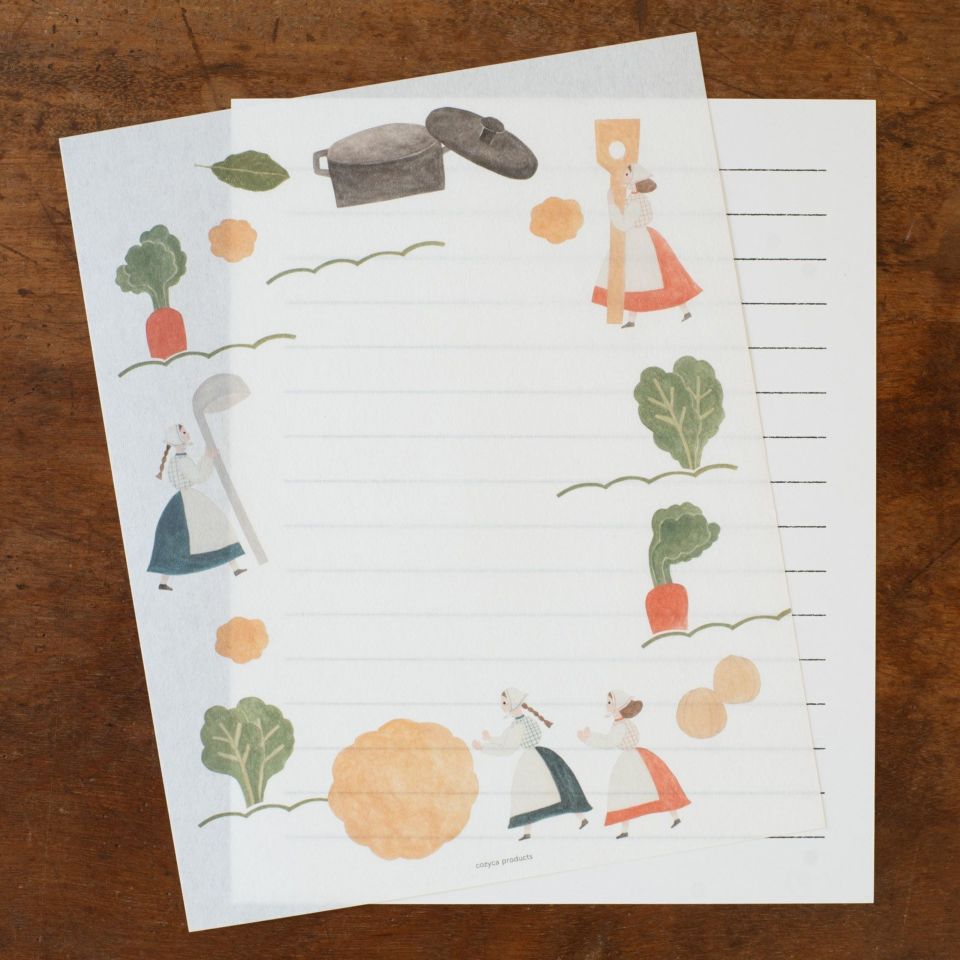 Let's Make Soup Letter Set / Necktie · Cozyca