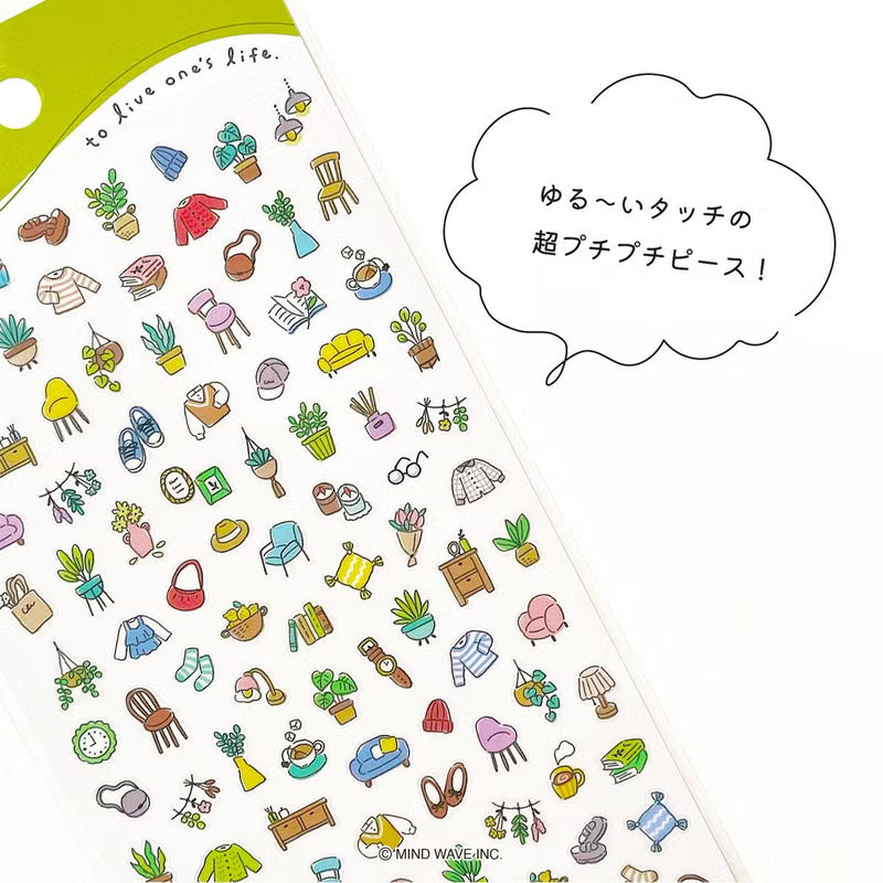 Room Poko Time Series Sticker Sheet · Mind Wave