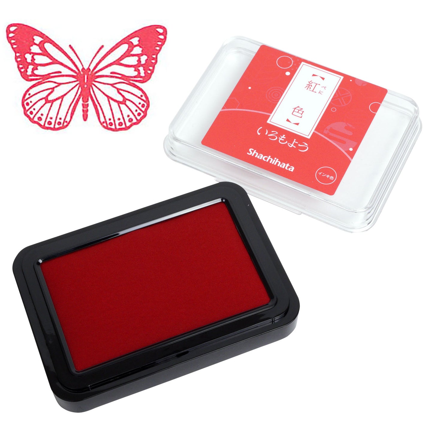 Red / Shachihata Iromoyo Oil-Based Ink Pad