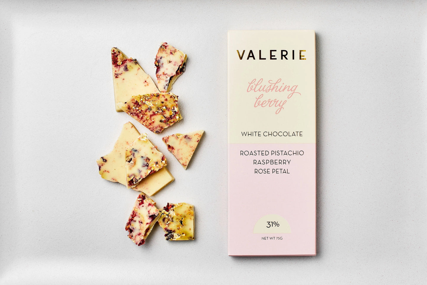 Blushing Berry Chocolate Bar, 75g