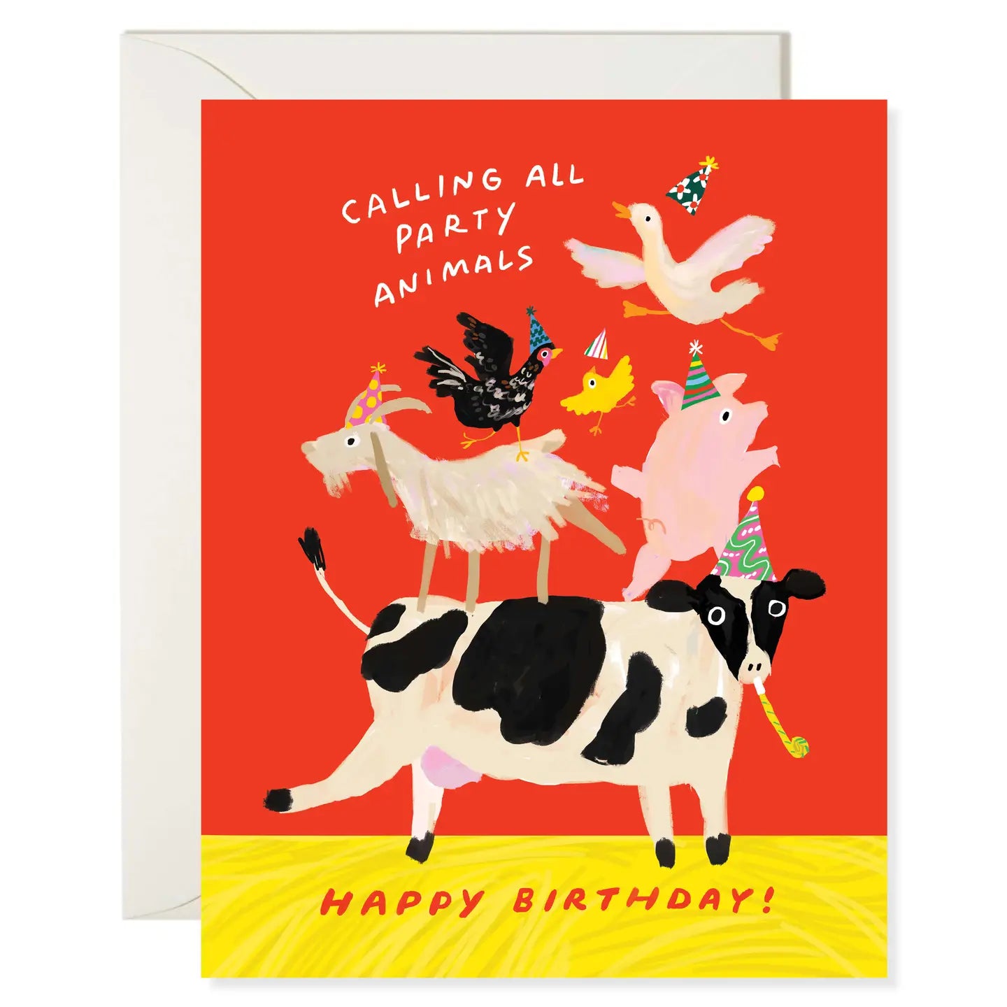 Farm Party Animal Birthday Card · Karen Schipper