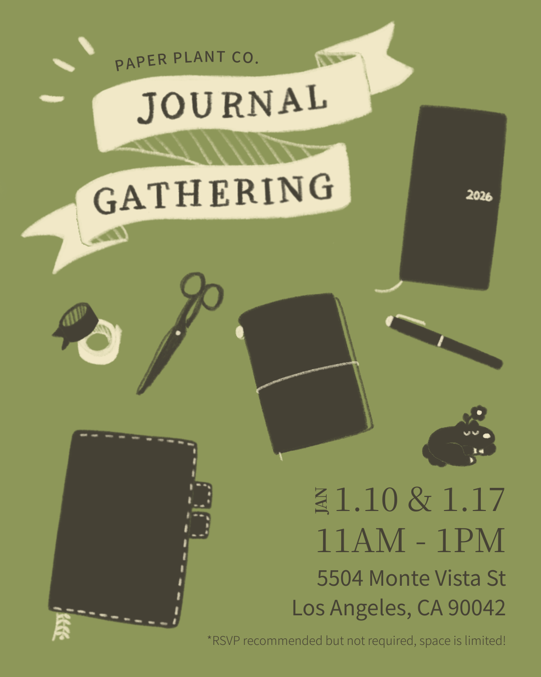 January Journal Gathering RSVP
