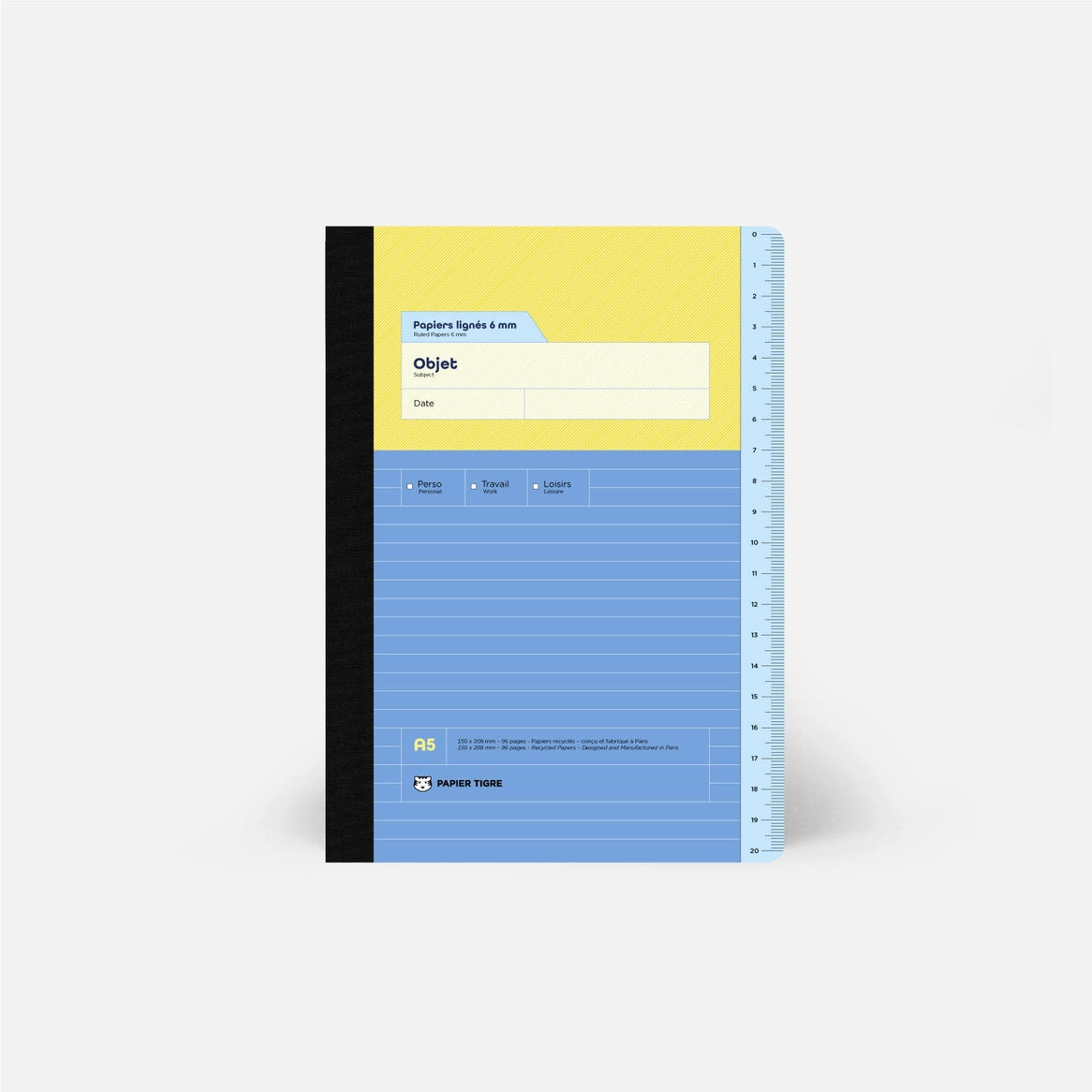 Papier Tigre Notebook A5 - Admin Lined