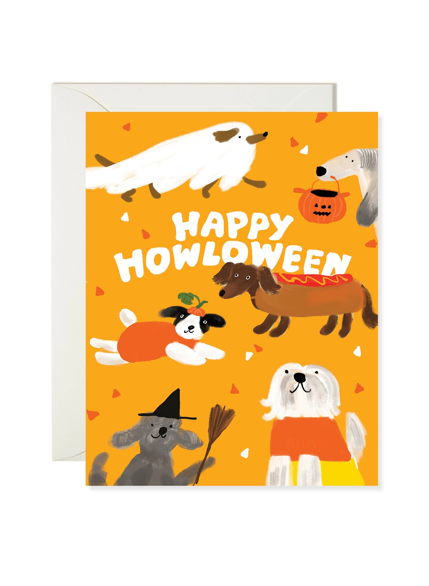 Howloween Dog Pun Halloween Card · Karen Schipper