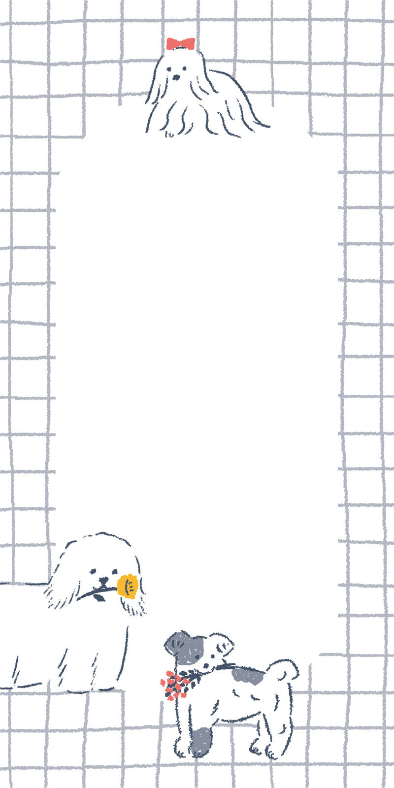 Today's Letters White Dog Letter Set ยท Furukawashiko