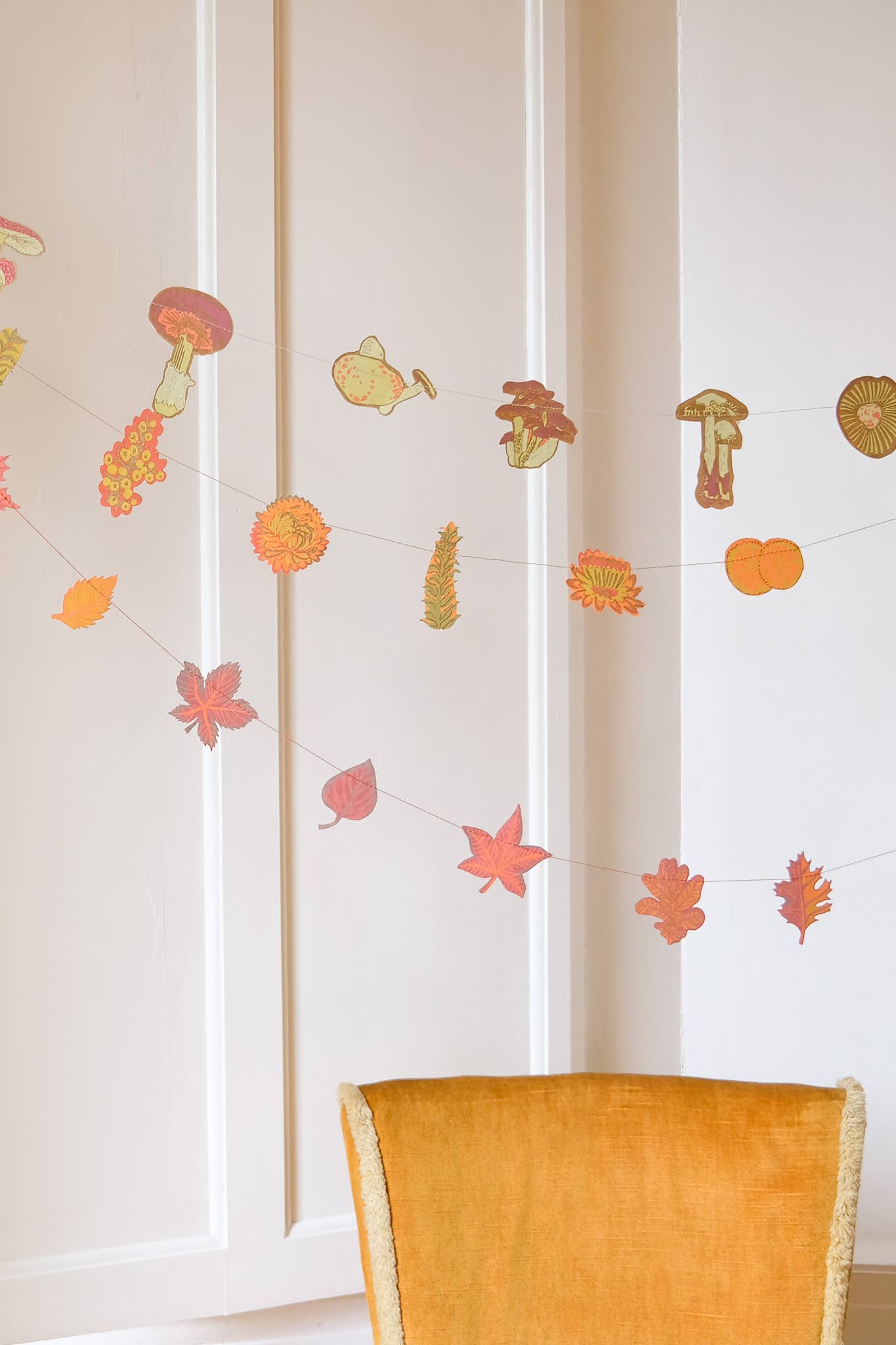 Mushroom Sewn Garland · East End Press