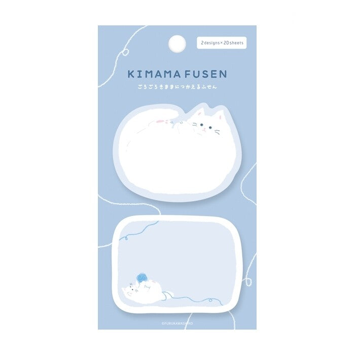 Rolling Cat / Kimama Fusen Sticky Notes · Furukawashiko